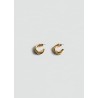 Pendientes aros entrelazados