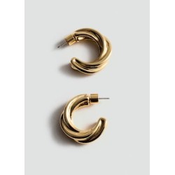Pendientes aros entrelazados