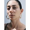 Pendientes aros entrelazados