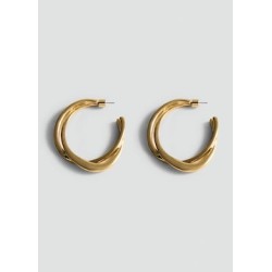 Pendientes aros entrelazados