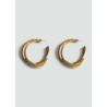 Pendientes aros entrelazados