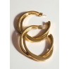 Pendientes aros entrelazados