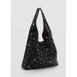 Bolso troquelado tachuelas