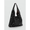 Bolso troquelado tachuelas