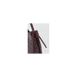 Bolso coco efecto charol