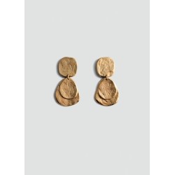 Pendientes largo monedas