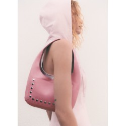 Bolso piel tachuelas