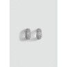 Pendientes semiaro cristales