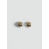 Pendientes aros relieve