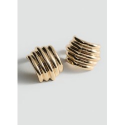 Pendientes aros relieve