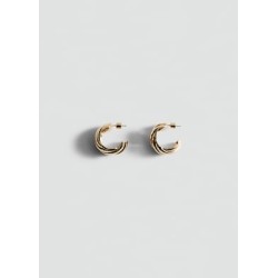 Pendientes aros entrelazados