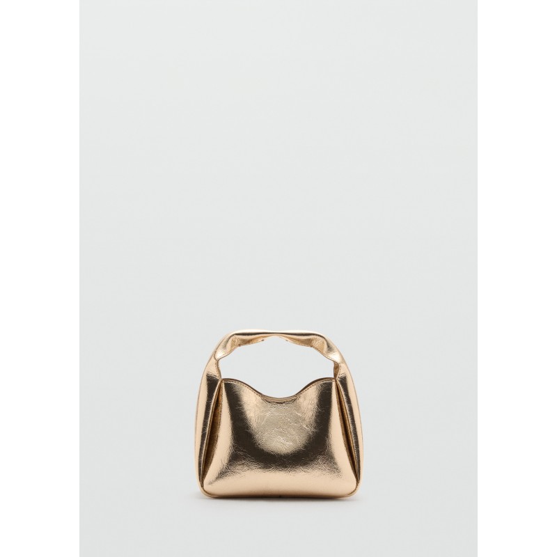 Bolso mano efecto metalizado