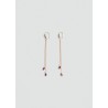 Pendientes cascada cristales