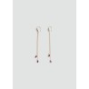 Pendientes cascada cristales