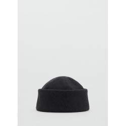 Gorro lana bajo vuelto