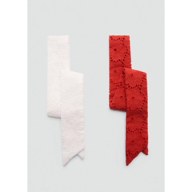 Pack 2 fulares bordados