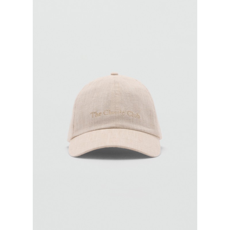 Gorra mensaje bordado