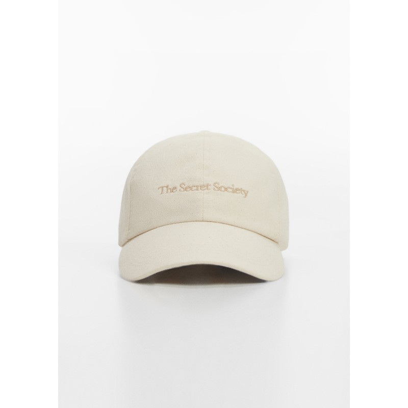 Gorra mensaje bordado