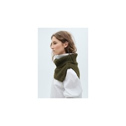 Chal cuello vuelto crop