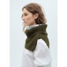 Chal cuello vuelto crop